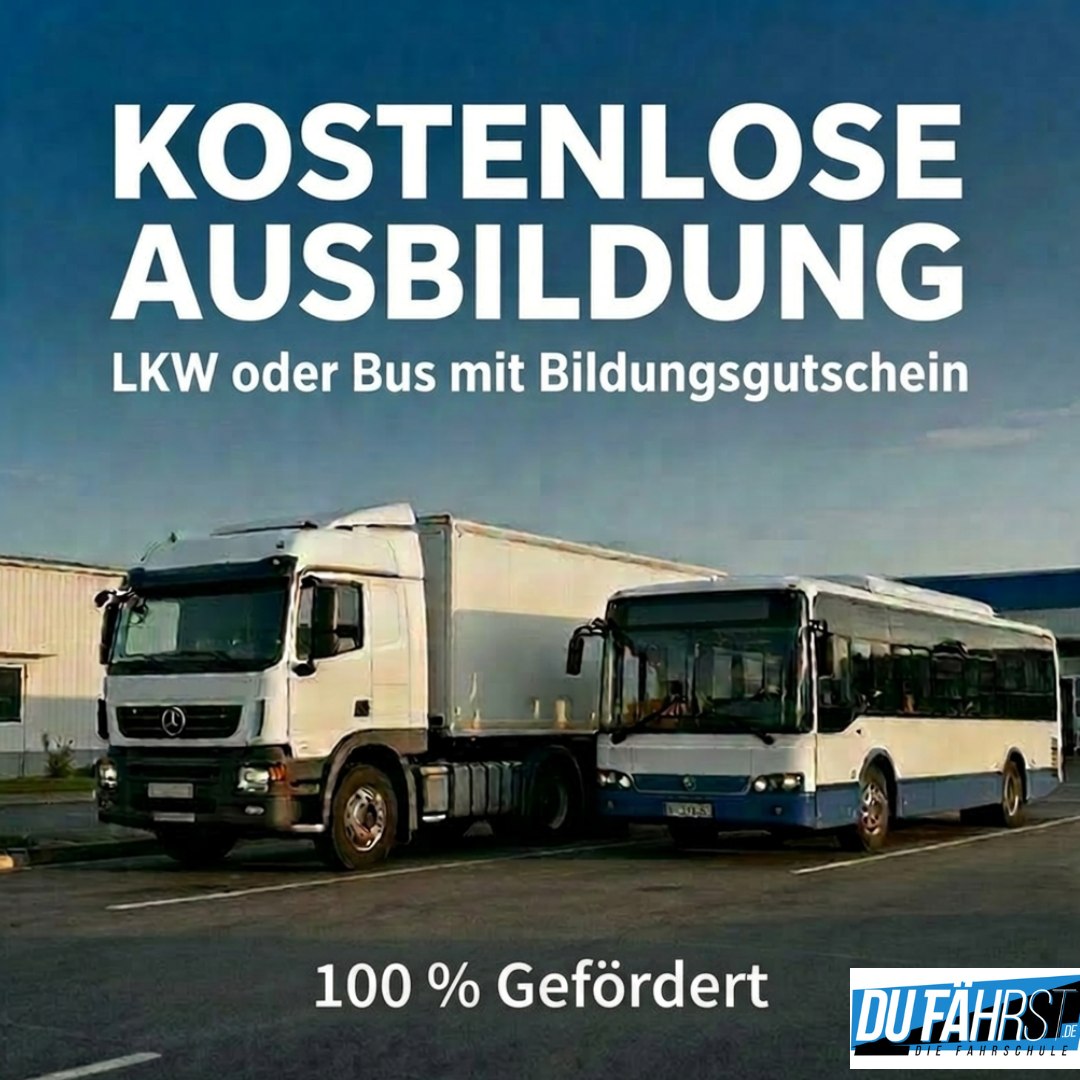 LKW / BUS Führerschein mit Bildungsgutschein